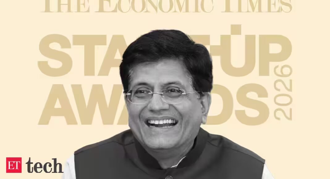 Piyush Goyal to headline ET Startup Awards; The Souled Store eyes fundraise Piyush Goyal to headline ET Startup Awards; The Souled Store eyes fundraise