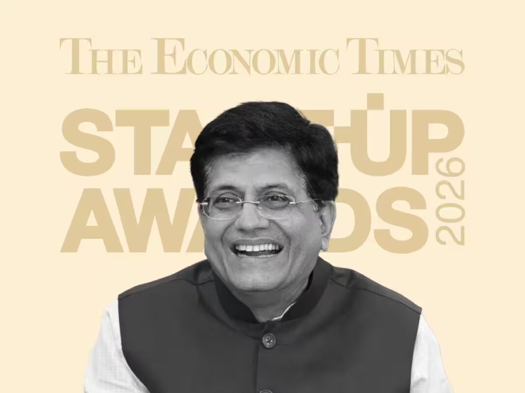 Union minister Piyush Goyal to headline ET Startup Awards on October 9 in Bengaluru Union minister Piyush Goyal to headline ET Startup Awards on October 9 in Bengaluru