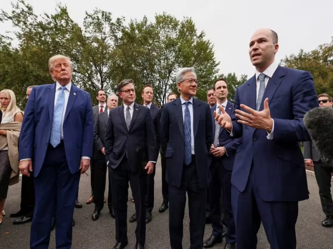 Trump AI accord: Trump says top tech firms have signed accord to ‘self-police’ AI development Trump AI accord: Trump says top tech firms have signed accord to ‘self-police’ AI development